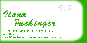 ilona puchinger business card